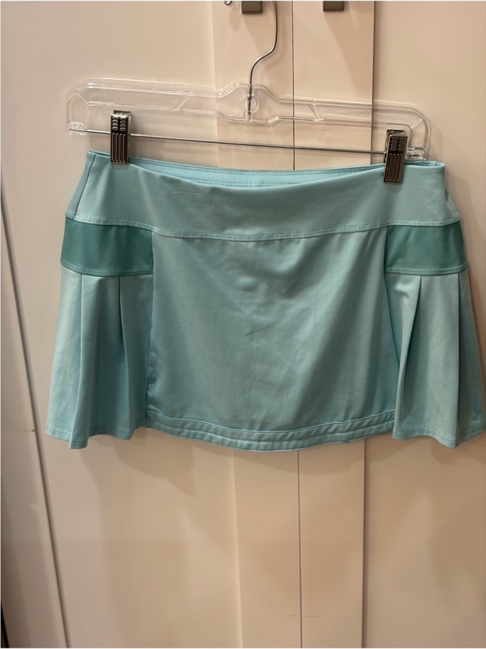 Lucky in Love Aqua Flared Skater Skirt